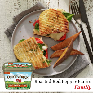 Roasted Red Pepper Panini