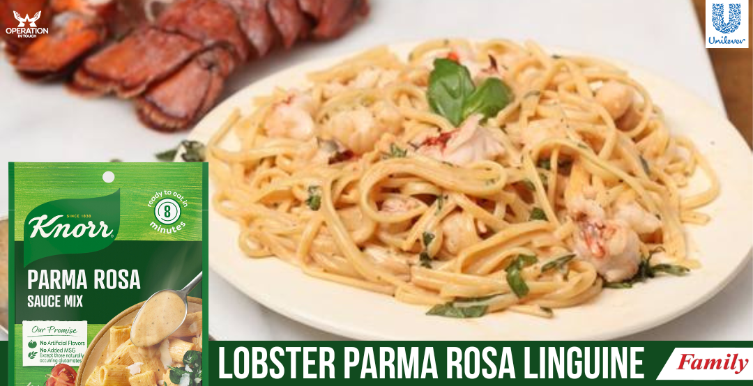 Lobster Parma Rosa Linguine